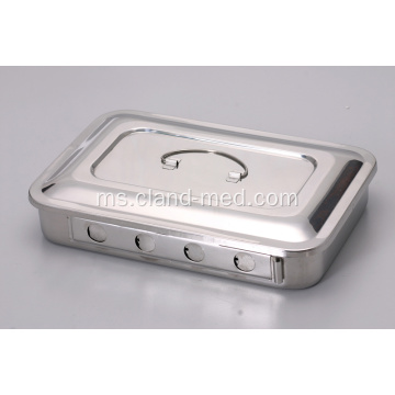 STAINLESS STEEL DISINFECTANT SQUARE DISH